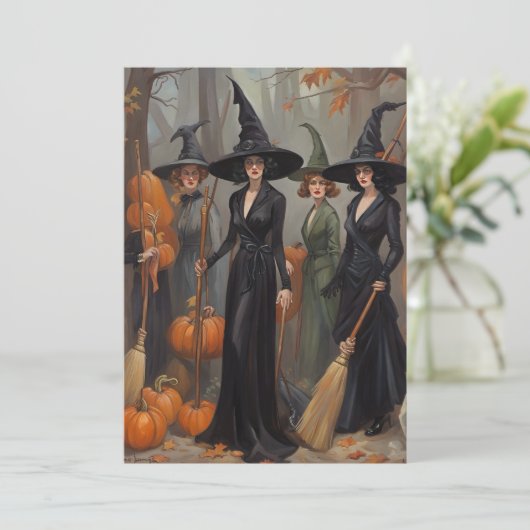 ハローウィンのご挨拶　地元の魔女の会より シーズンカード (スタンド正面)