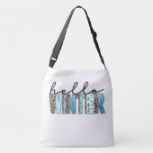 ハローウィンターおもしろいヒョウ クロスボディバッグ (裏面)