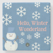 ハローウィンターワンダーランドストーンコースター ストーンコースター (正面)