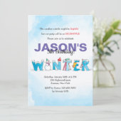 ハローウィンター招待状 招待状 (スタンド正面)