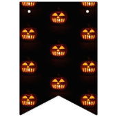 ハローウィンパーティおもしろい怖いカボチャ模様 バンティングフラッグ (第1の旗)