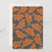 ハローウィンパーティお洒落模様 招待状 (裏面)