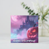 ハローウィンパーティお祝い招待状 招待状 (スタンド正面)