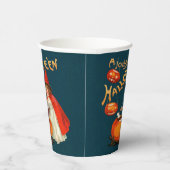 ハローウィンパーティかわいい小さな魔女クラッサドル紙 紙コップ (右)