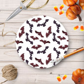 ハローウィンパーティこうもりと幽霊ラウンド招待状 招待状