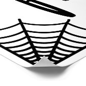 ハローウィンパーティこの方法の矢印まっすぐ前のポスト ポスター (角)