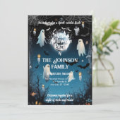 ハローウィンパーティとカスタム幽霊とブルーナイト 招待状 (スタンド正面)