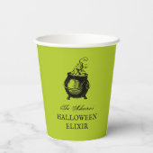 ハローウィンパーティのおもしろいポーション 紙コップ (裏面)