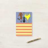 ハローウィンパーティのにブーイングのリスト ポストイット (デスク上)