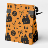 ハローウィンパーティのトリック・オア・トリートパターン フェイバーボックス (裏面サイド)