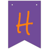 ハローウィンパーティのバンティングフラグ バンティングフラッグ (第1の旗)