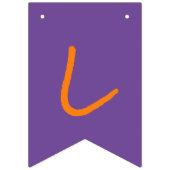 ハローウィンパーティのバンティングフラグ バンティングフラッグ (第3の旗)