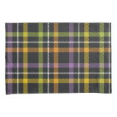 ハローウィンパーティの休日のカスタムなレトロの格子縞 枕カバー (正面右)