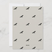 ハローウィンパーティの子供のトリックまたはパレードを扱う シーズンカード (裏面)