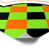 ハローウィンパーティの手品または治療足 ポスター (角)