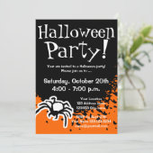 ハローウィンパーティの招待状|のカスタムの招待 招待状 (スタンド正面)