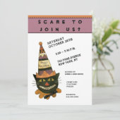 ハローウィンパーティの招待状 招待状 (スタンド正面)