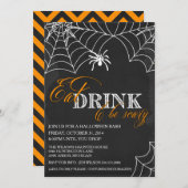 ハローウィンパーティの招待状-衣裳のパーティー 招待状 (正面/裏面)