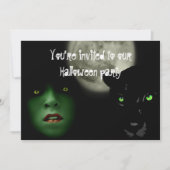 ハローウィンパーティの発表 招待状 (正面)