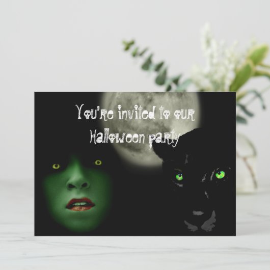 ハローウィンパーティの発表 招待状 (スタンド正面)