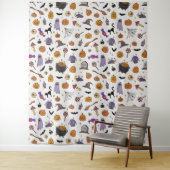 ハローウィンパーティの背景 タペストリー (インサイチュ)