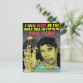 ハローウィンパーティはがき招待状 インビテーションポストカード (スタンド正面)