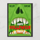 ハローウィンパーティはがき ポストカード (正面)