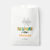 ハローウィンパーティはスパイダーの明るい色を処理 フェイバーバッグ (正面)