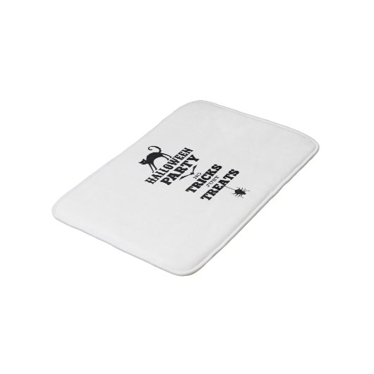 ハローウィンパーティは何もしないただのトリックの面白いシャツ バスマット (アングル)