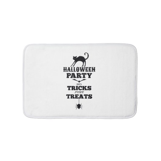ハローウィンパーティは何もしないただのトリックの面白いシャツ バスマット (正面)