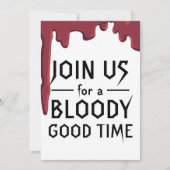 ハローウィンパーティは血に参加 招待状 (正面)