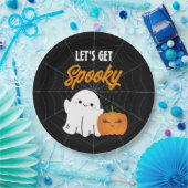 ハローウィンパーティを取ろう不気味 ペーパープレート (パーティー)