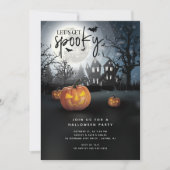 ハローウィンパーティを取ろう不気味 招待状 (正面)