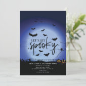 ハローウィンパーティを取ろう不気味 招待状 (スタンド正面)