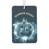 ハローウィンパーティイブブルーパンプキンホラー カーエアーフレッシュナー (裏面)