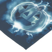 ハローウィンパーティイブブルーパンプキンホラー ショートテーブルランナー (コーナー)