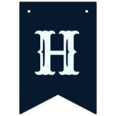 ハローウィンパーティイブブルーパンプキンホラー バンティングフラッグ (第1の旗)