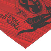 ハローウィンパーティイブーブラックキャットカボチャレッド怖 ショートテーブルランナー (コーナー)