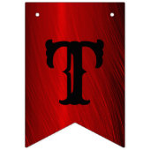 ハローウィンパーティイブーブラックキャットカボチャレッド怖 バンティングフラッグ (第2の旗)