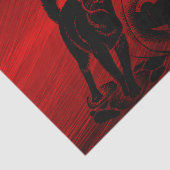 ハローウィンパーティイブーブラックキャットカボチャレッド怖 薄葉紙 (詳細)