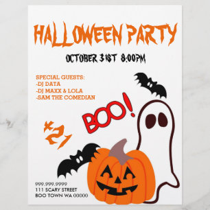 ハローウィンパーティイベント告知DJ CLUB Flyer チラシ