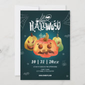 ハローウィンパーティイベント 招待状 (正面)