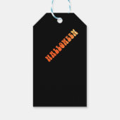 ハローウィンパーティウィッチズダークハウスオレンジ ギフトタグ (裏面)