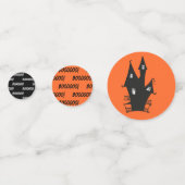 ハローウィンパーティウィッチダークハウスオレンジ コンフェッティ (正面)