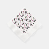 ハローウィンパーティウィッチハットキャンディスパイダース 縁ありカクテルナプキン (角)