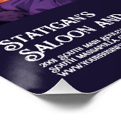 ハローウィンパーティウィッチレストランカフェポスターサイン ポスター (コーナー)