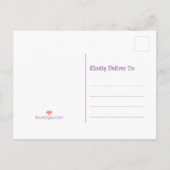 ハローウィンパーティウィッチレッグパンプキンキャットおもしろい インビテーションポストカード (裏面)