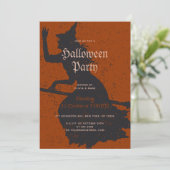 ハローウィンパーティウィッチ魔法トリックオアトリートグランジ 招待状 (スタンド正面)