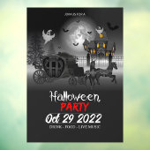 ハローウィンパーティウィンドウの固定 ウィンドウサイン (シート3)