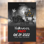 ハローウィンパーティウィンドウの固定 ウィンドウサイン (シート2)